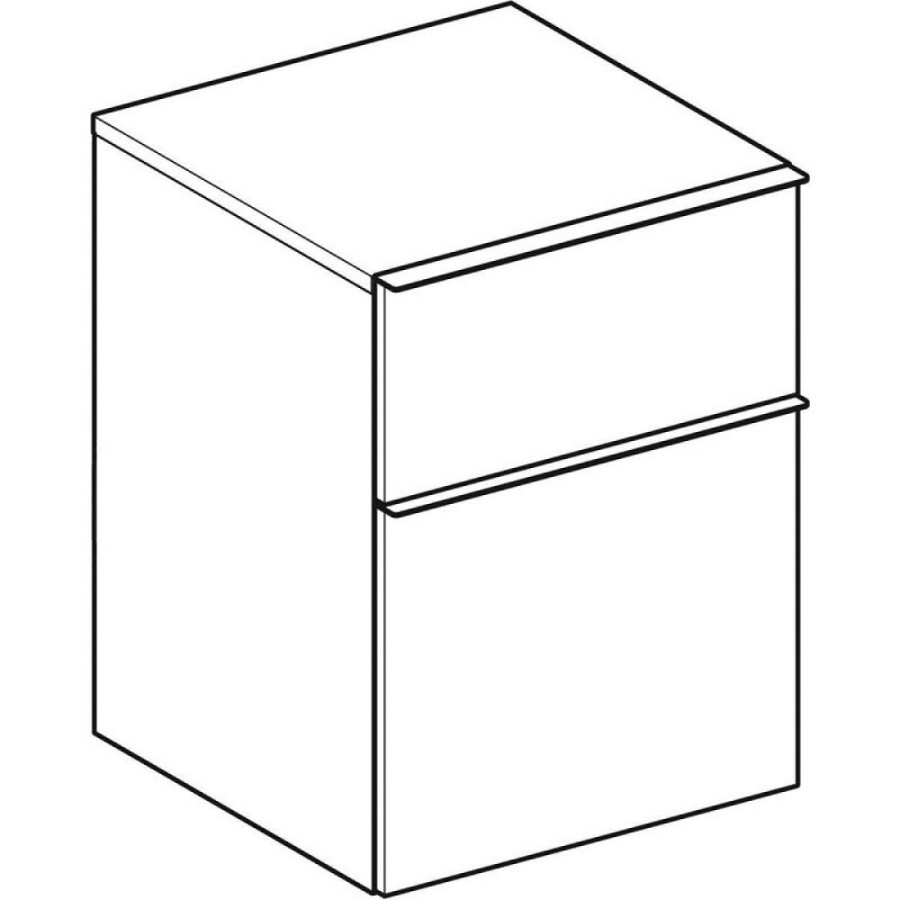 Шкафчик Geberit iCon 841047000, 45 см, цвет натуральный дуб