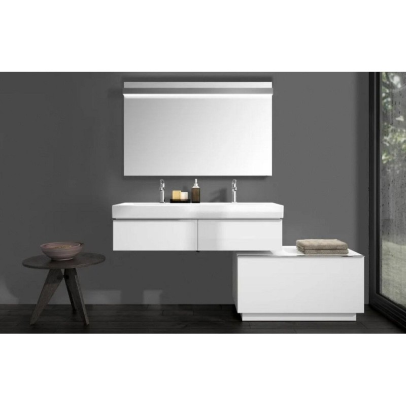 Тумба под раковину Geberit iCon 841276000, 74 см, подвесная, цвет тёмно-серый