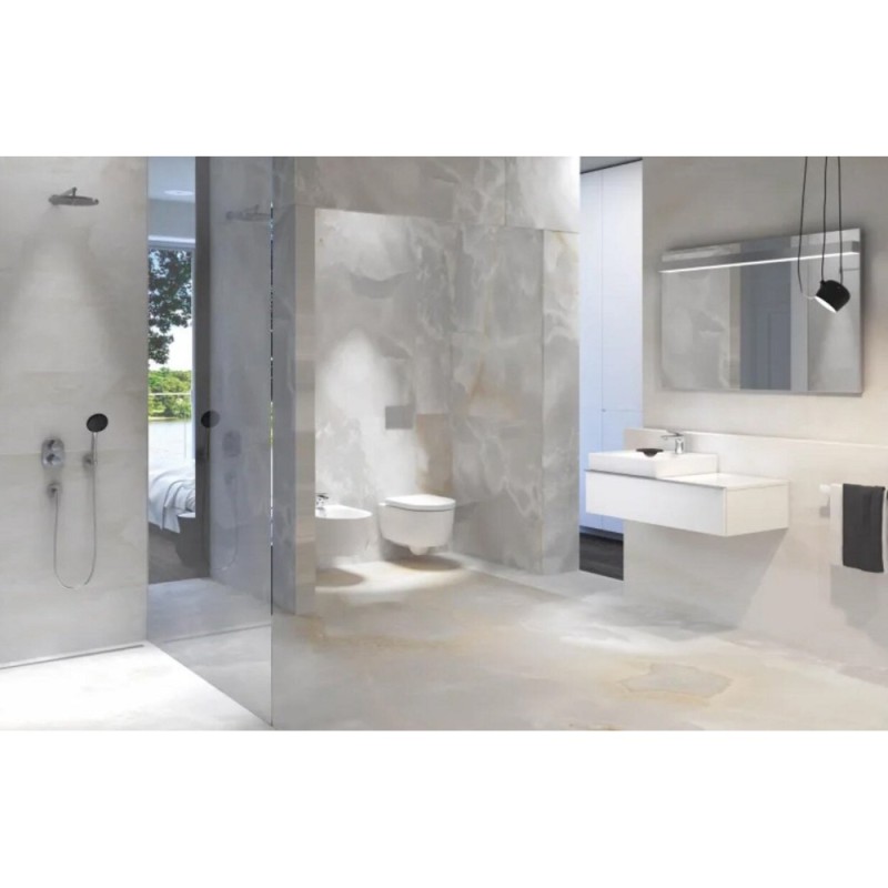 Тумба под раковину Geberit iCon 841491000/841591000, 89 см, L/R, подвесная, цвет тёмно-серый матовый