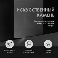 Душевой поддон WasserKRAFT Wiese 84T 84T07, 120 х 90 см, серый матовый