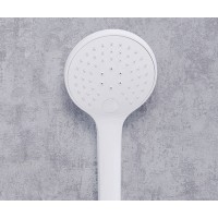 Смеситель WasserKRAFT для ванны и душа, цвет белый Soft-touch, 8501