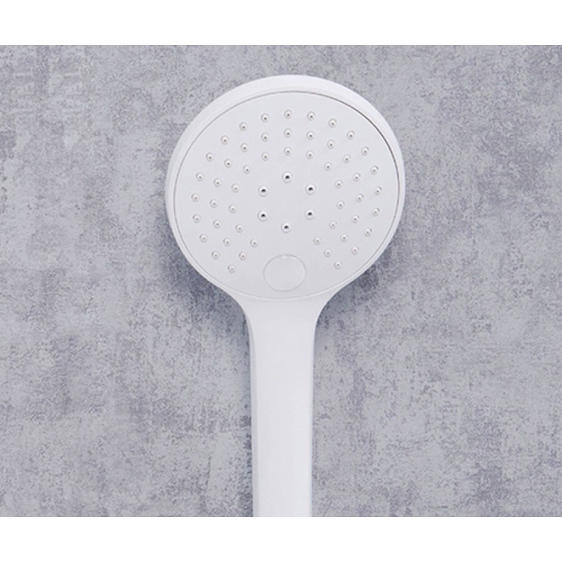 Смеситель WasserKRAFT для ванны и душа, цвет белый Soft-touch, 8501