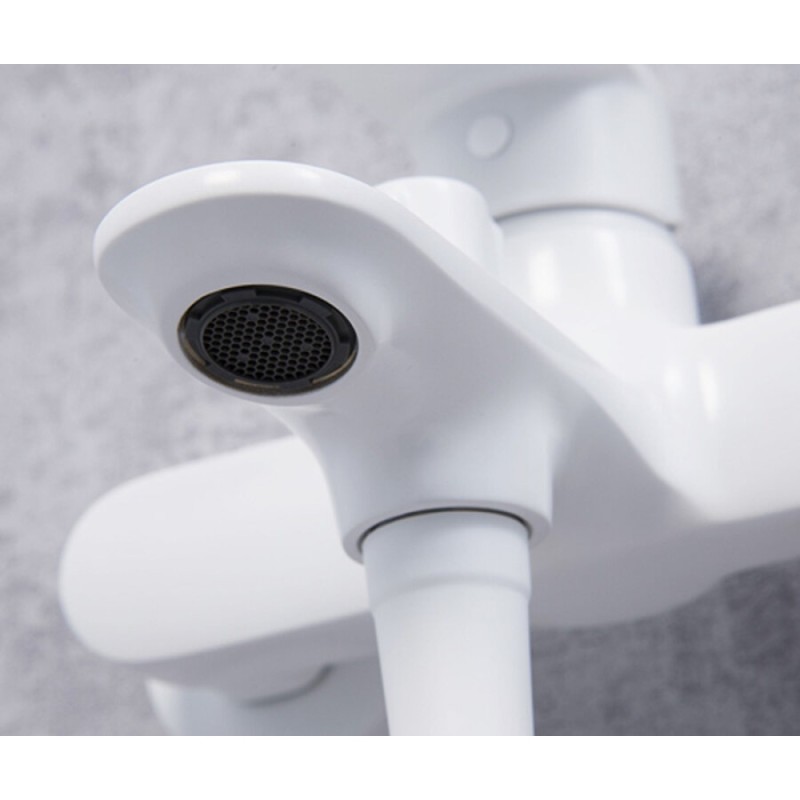 Смеситель WasserKRAFT для ванны и душа, цвет белый Soft-touch, 8501