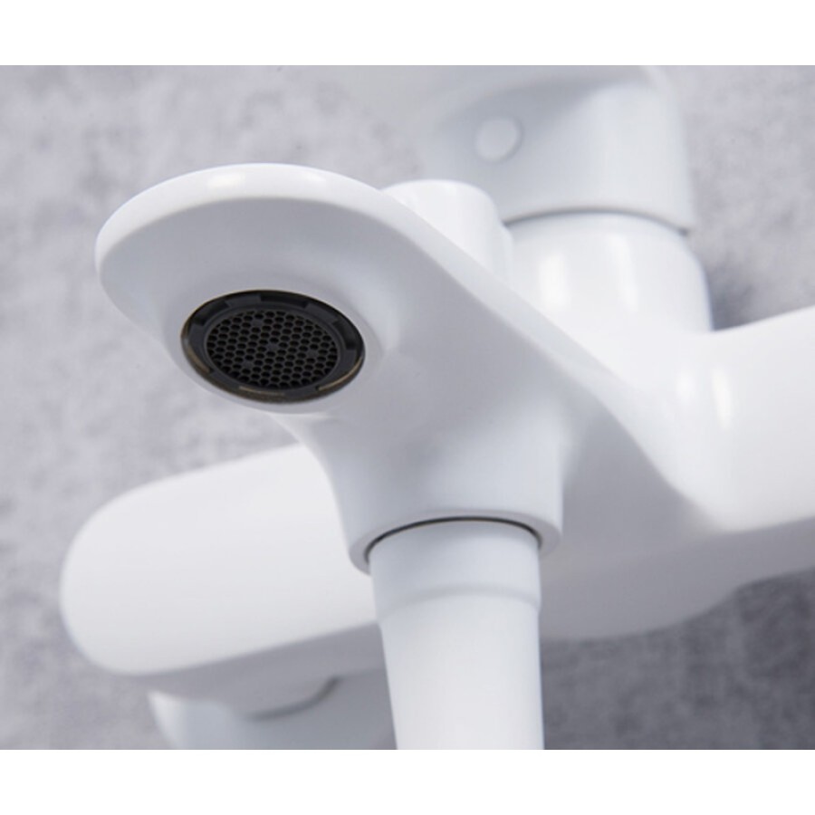 Смеситель WasserKRAFT для ванны и душа, цвет белый Soft-touch, 8501