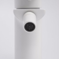 Смеситель WasserKRAFT Mindel, для биде, с донным клапаном, цвет белый Soft-touch, 8506