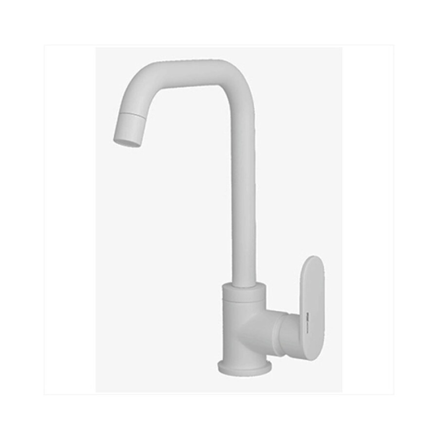 Смеситель WasserKRAFT для кухонной мойки, цвет белый Soft-touch, 8507