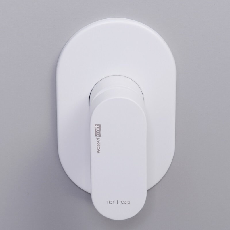Душевая система WasserKRAFT 8500 А85146, цвет белый Soft-touch