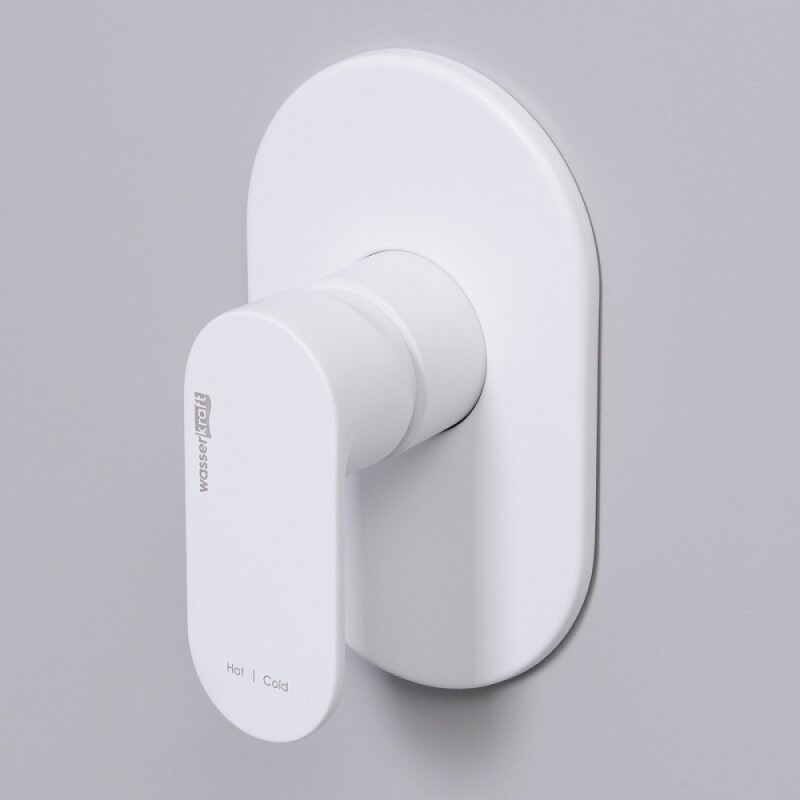 Душевая система WasserKRAFT 8500 А85146, цвет белый Soft-touch