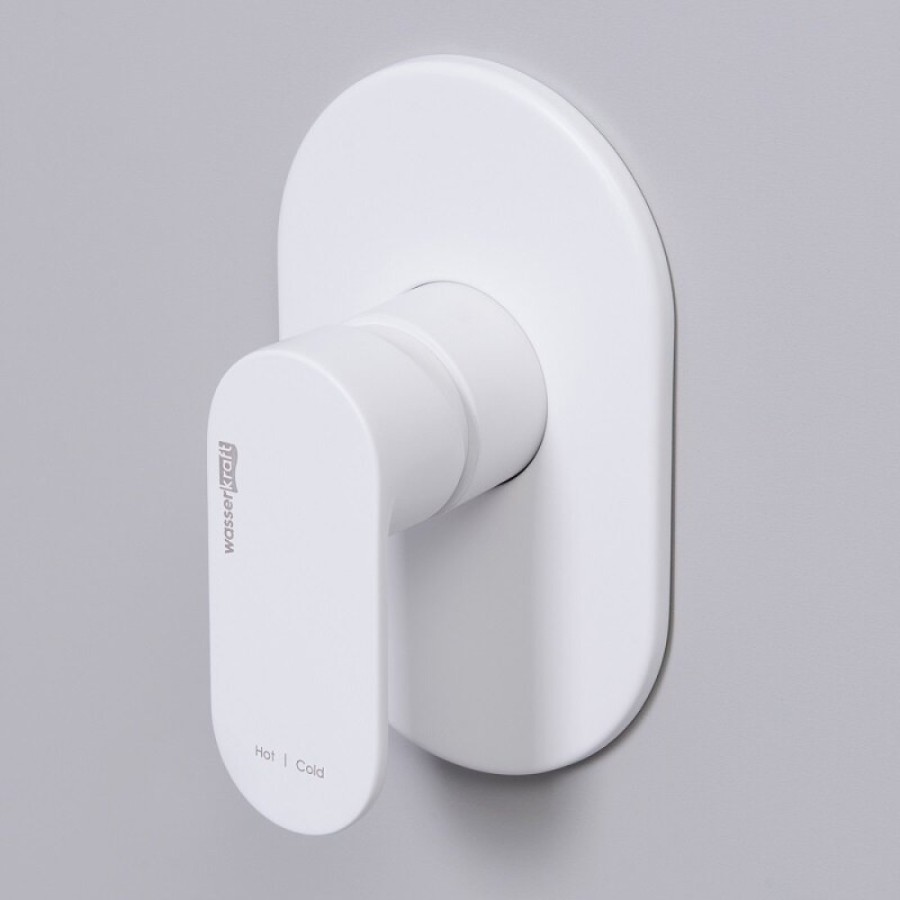 Душевая система WasserKRAFT 8500 А85146, цвет белый Soft-touch