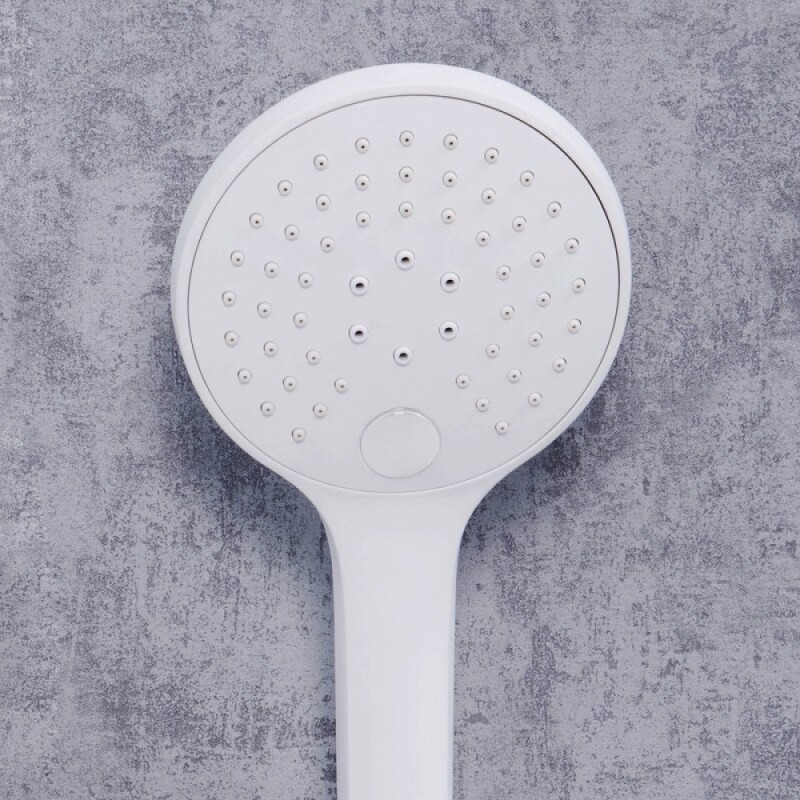 Душевая система WasserKRAFT 8500 А85155, цвет белый Soft-touch