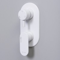 Душевая система WasserKRAFT 8500 А85161, цвет белый Soft-touch