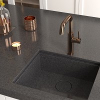 Смеситель для кухонной мойки WasserKRAFT А8597, с подключением фильтра питьевой воды, PVD-покрытие, золото розовое