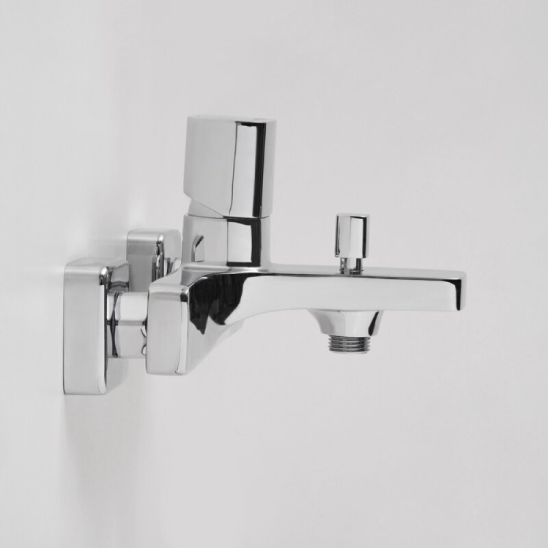 Смеситель для ванны и душа WasserKRAFT Naab, хром, 8601