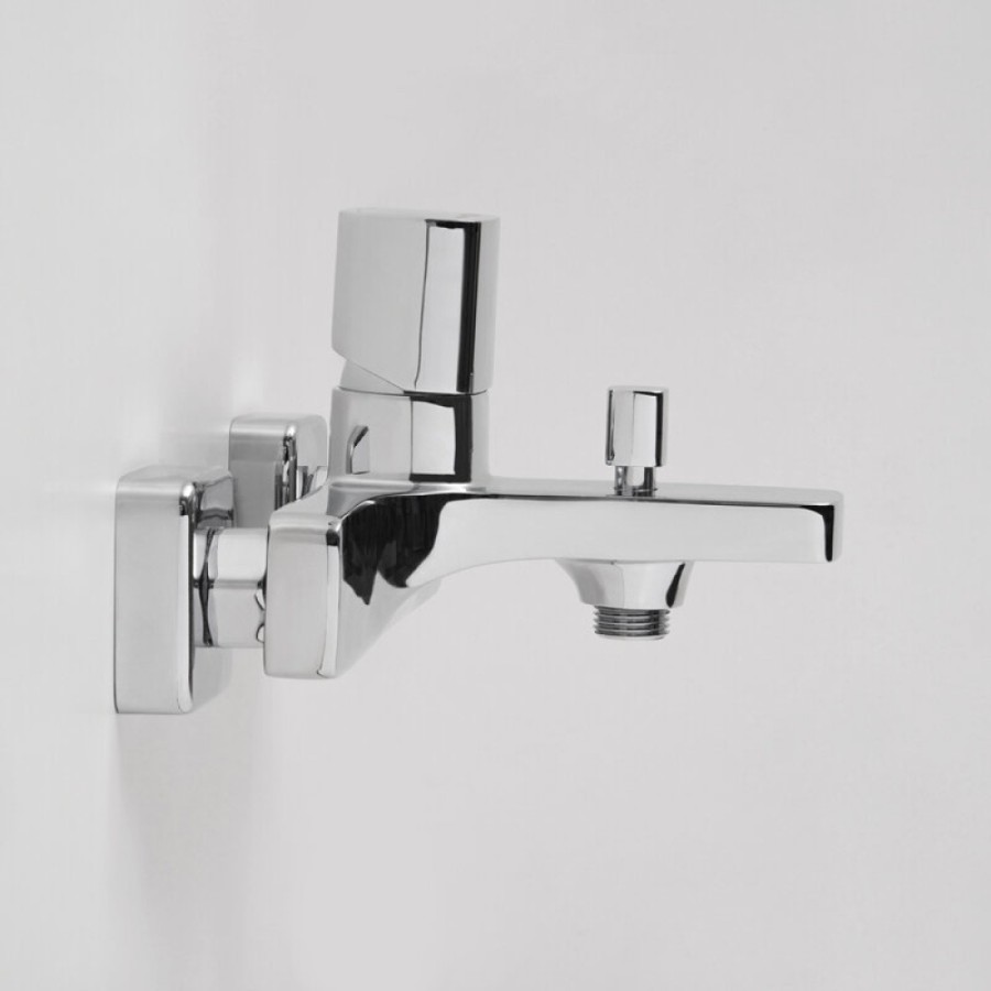 Смеситель для ванны и душа WasserKRAFT Naab, хром, 8601