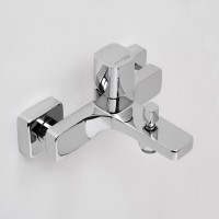 Смеситель для ванны и душа WasserKRAFT Naab, хром, 8601