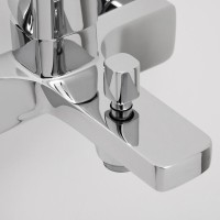 Смеситель для ванны и душа WasserKRAFT Naab, хром, 8601