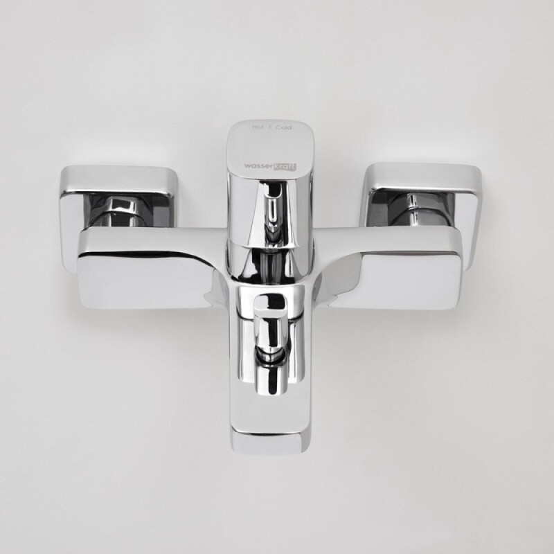 Смеситель для ванны и душа WasserKRAFT Naab, хром, 8601