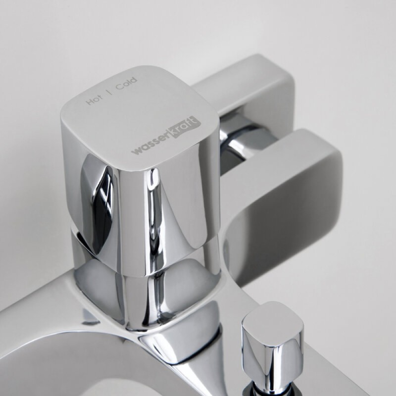 Смеситель для ванны и душа WasserKRAFT Naab, хром, 8601