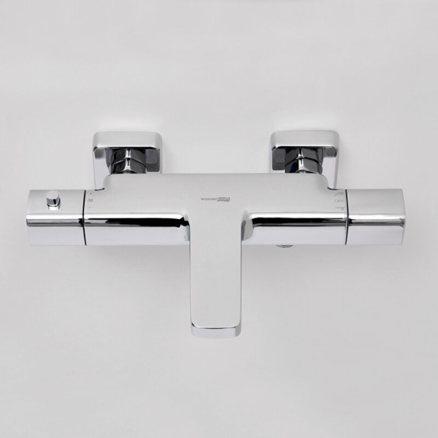 Смеситель термостатический для ванны и душа WasserKRAFT Naab, хром, 8611 Thermo