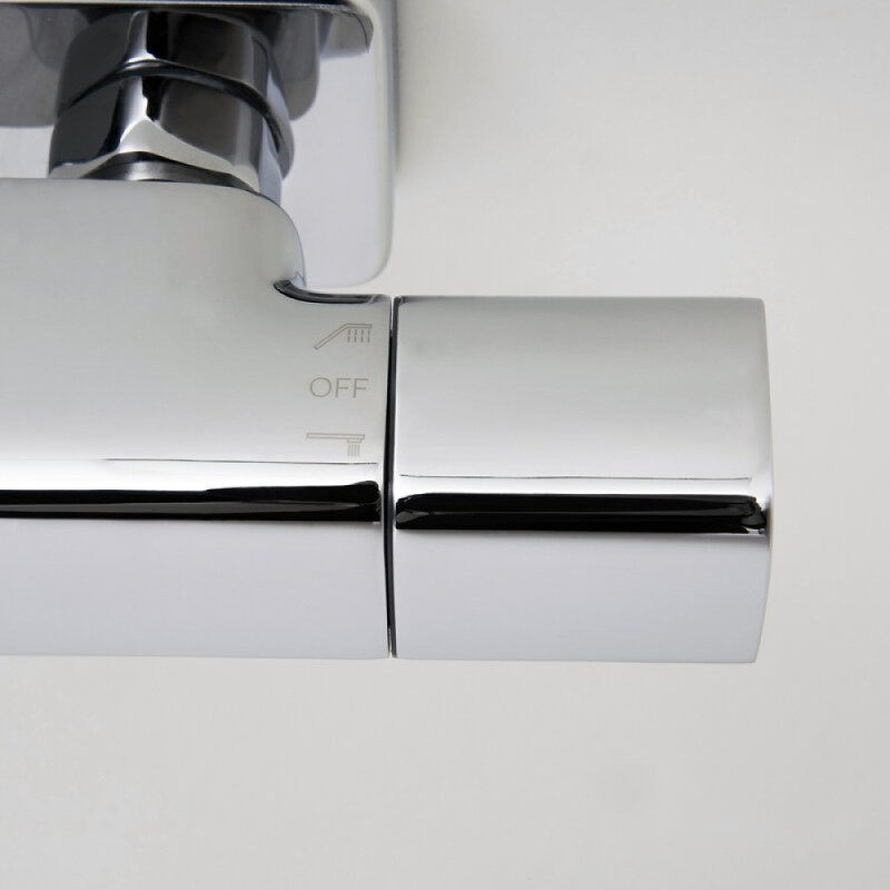 Смеситель термостатический для ванны и душа WasserKRAFT Naab, хром, 8611 Thermo