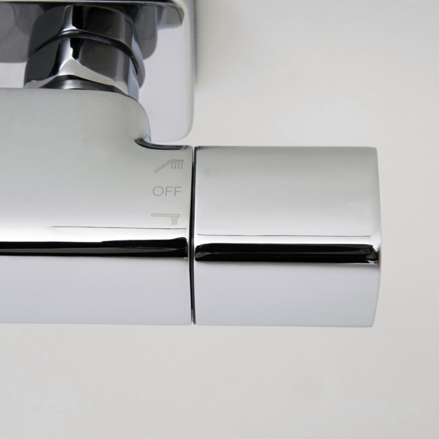 Смеситель термостатический для ванны и душа WasserKRAFT Naab, хром, 8611 Thermo