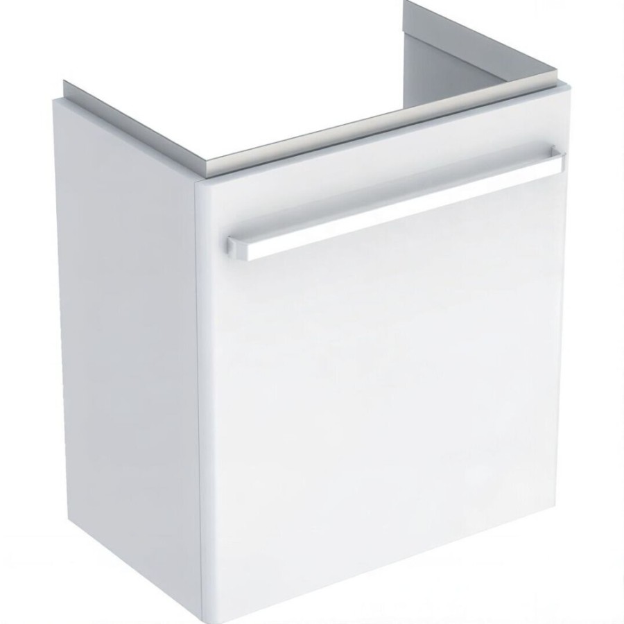 Тумба с раковиной Geberit Renova Compact, 55 см, цвет белый глянцевый, 862060000/226160000