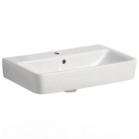 Тумба с раковиной Geberit Renova Compact, 55 см, цвет белый глянцевый, 862060000/226160000