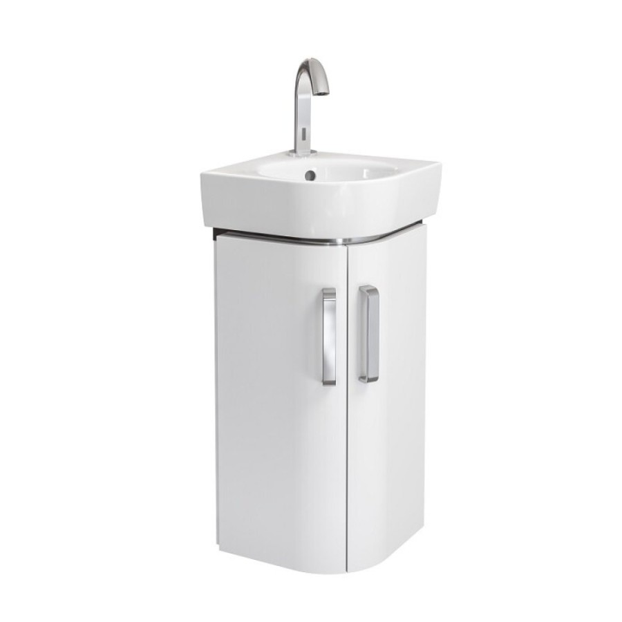 Тумба под раковину Geberit Renova Compact 862132000, 42.5 см, цвет белый