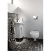 Тумба под раковину Geberit Renova Compact 862132000, 42.5 см, цвет белый