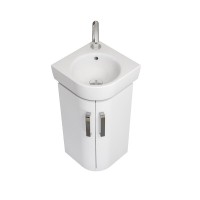 Тумба под раковину Geberit Renova Compact 862132000, 42.5 см, цвет белый