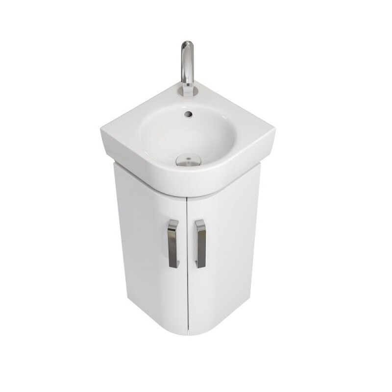 Тумба под раковину Geberit Renova Compact 862132000, 42.5 см, цвет белый