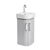 Тумба под раковину Geberit Renova Compact 862133000, 42.5 см, цвет светло-серый
