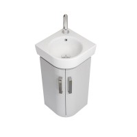 Тумба под раковину Geberit Renova Compact 862133000, 42.5 см, цвет светло-серый