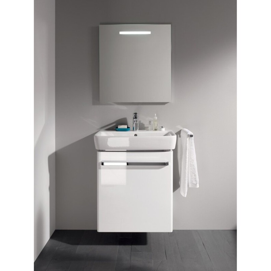 Зеркало Geberit Renova Nr. 1 Comprimo 862360000, 60 см, с LED подсветкой, белое