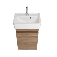Тумба под раковину Geberit Renova Plan 869048000, 39,4 см, подвесная, цвет дуб