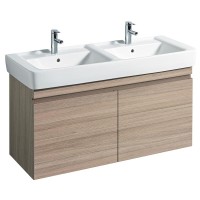Тумба под сдвоенную раковину Geberit Renova Nr. 1 869132000, 122,6 см, подвесная, цвет светлый вяз