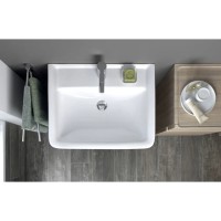 Тумба под раковину Geberit Renova Nr. 1 869852000, 77.6 см, подвесная, цвет светлый вяз