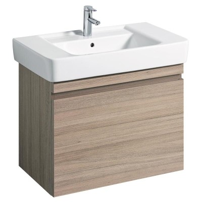 Тумба под раковину Geberit Renova Nr. 1 869852000, 77.6 см, подвесная, цвет светлый вяз