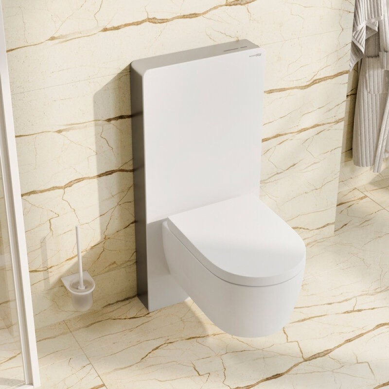 Пристенный модуль системы инсталляции WasserKraft Naab 86 86TLT.040.SE.WH, для унитазов, цвет белый