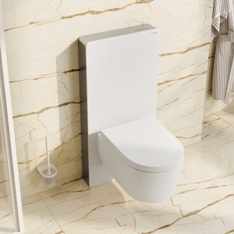 Пристенный модуль системы инсталляции WasserKraft Naab 86 86TLT.040.SE.WH, для унитазов, цвет белый