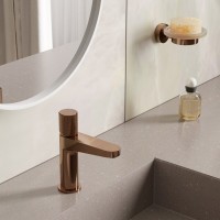 Смеситель для раковины WasserKRAFT Paar, золото розовое, 8803