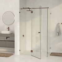 Душевой уголок WasserKRAFT Paar 88H 88H07, 120 х 90 см, стекло прозрачное, фурнитура золото глянцевое