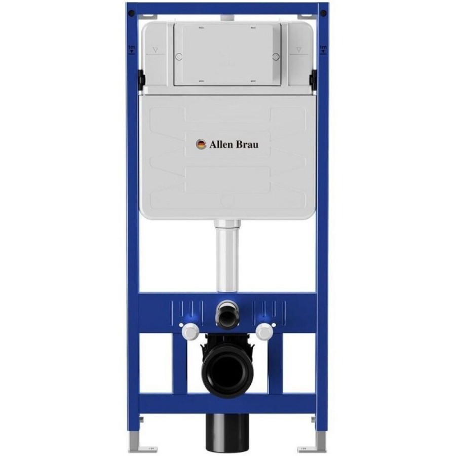 Инсталляция Allen Brau Pneumatic, для подвесного унитаза, без кнопки, 9.11100.20
