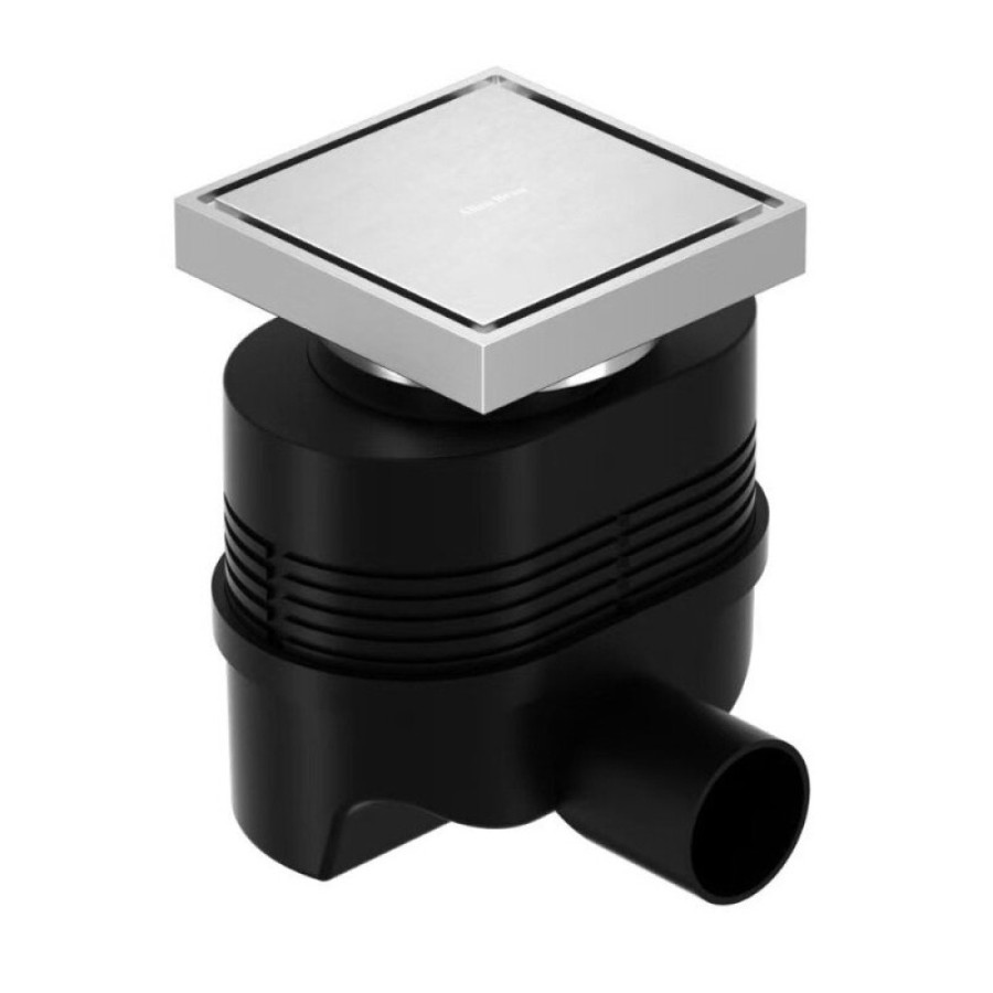 Душевой трап Allen Brau Priority 9.50023.BN, 10 х 10 см, никель браш