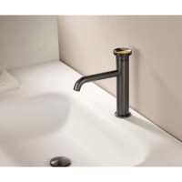 Смеситель Bronze de Luxe OMG, для раковины, цвет графит, 9009GM-Y