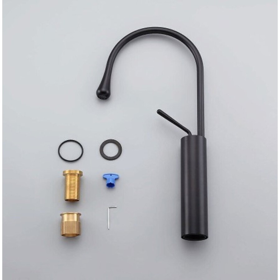 Смеситель для раковины Bronze de Luxe Scandi 9015B, черный матовый