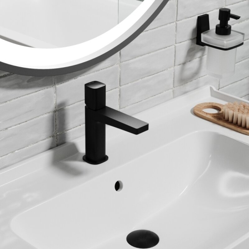 Смеситель для раковины WasserKRAFT Nuthe, черный матовый, 9103