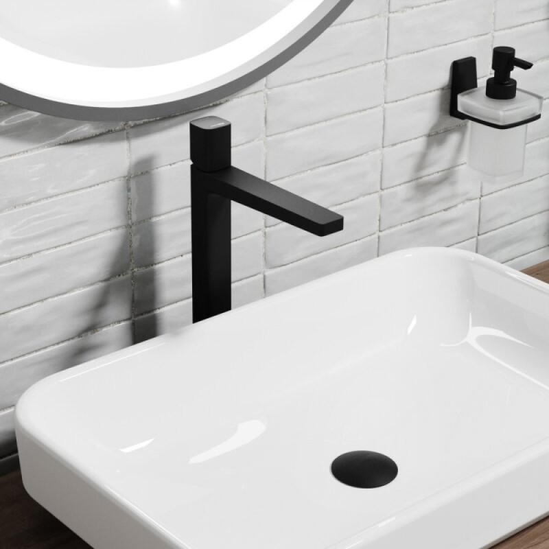Смеситель для раковины WasserKRAFT Nuthe, черный матовый, 9103H