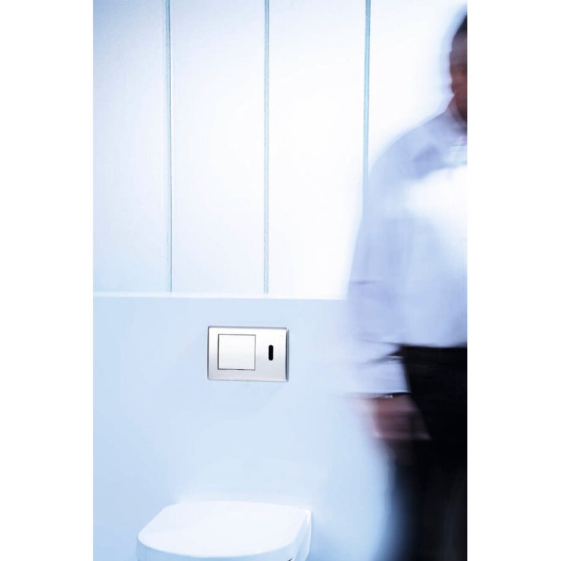 Клавиша смыва TECE Planus 6 V-Batterie 9240351, сенсорная, механическая, хром глянцевый