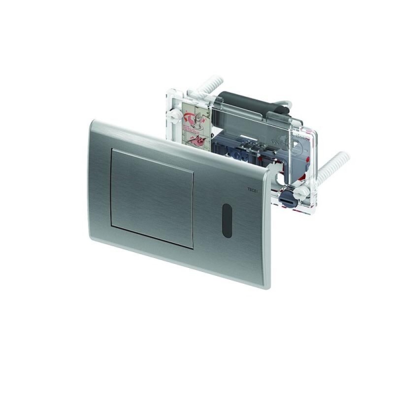 Клавиша смыва для писсуара TECE Planus 9240352, сенсорная, 6 V-Batterie, нержавеющая сталь, сатин